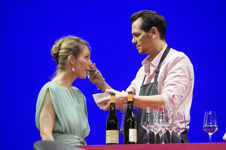 Theaterprobe 'Das perfekte Geheimnis' in Berlin