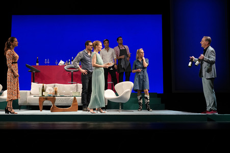 Theaterprobe 'Das perfekte Geheimnis' in Berlin