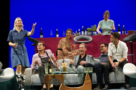 Theaterprobe 'Das perfekte Geheimnis' in Berlin