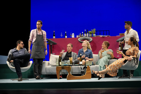 Theaterprobe 'Das perfekte Geheimnis' in Berlin