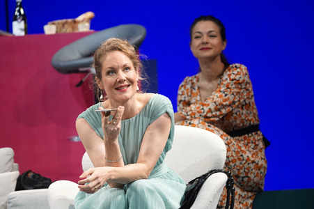 Theaterprobe 'Das perfekte Geheimnis' in Berlin