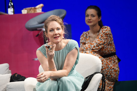 Theaterprobe 'Das perfekte Geheimnis' in Berlin
