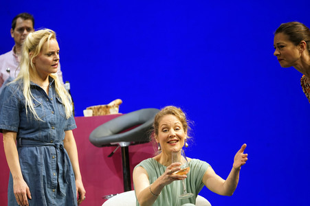 Theaterprobe 'Das perfekte Geheimnis' in Berlin