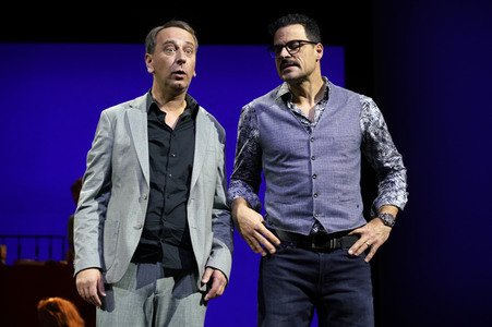 Theaterprobe 'Das perfekte Geheimnis' in Berlin