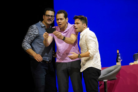 Theaterprobe 'Das perfekte Geheimnis' in Berlin