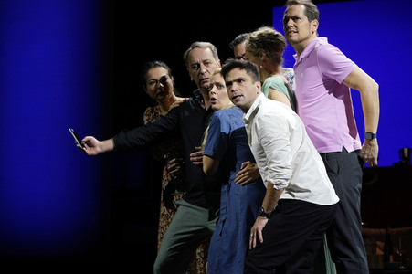 Theaterprobe 'Das perfekte Geheimnis' in Berlin