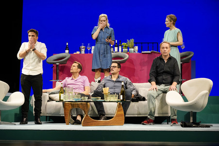 Theaterprobe 'Das perfekte Geheimnis' in Berlin