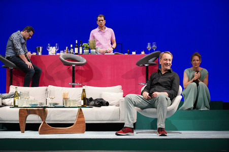 Theaterprobe 'Das perfekte Geheimnis' in Berlin