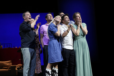 Theaterprobe 'Das perfekte Geheimnis' in Berlin