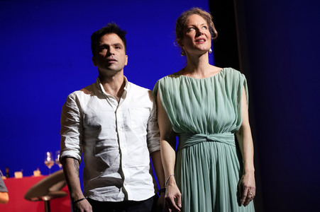 Theaterprobe 'Das perfekte Geheimnis' in Berlin