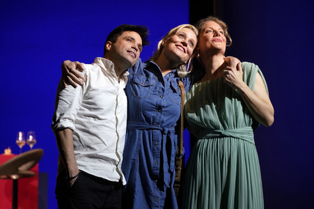 Theaterprobe 'Das perfekte Geheimnis' in Berlin