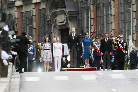Kronprinzessin Leonor schwört den Treueeid in Madrid
