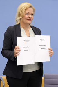 Bundespressekonferenz Vorstellung des BSI-Lageberichts 2023 in Berlin