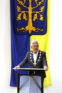 Eintrag ins Goldene Buch der Stadt Hagen
