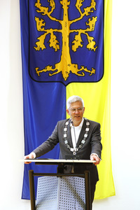 Eintrag ins Goldene Buch der Stadt Hagen