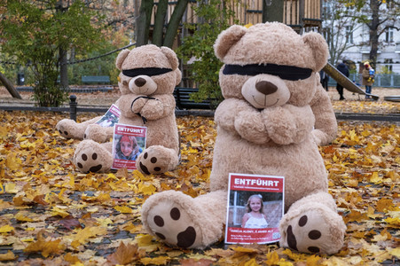 Installation für die israelischen Entführungsopfer in Berlin