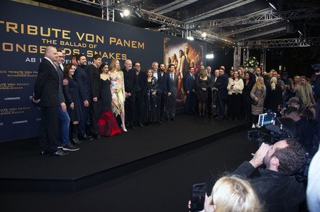Filmpremiere 'Die Tribute von Panem - The Ballad of Songbirds & Snakes' in Berlin