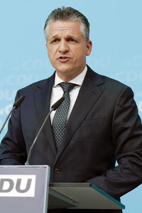 Pressekonferenz nach der Bundesvorstandssitzung der CDU in Berlin