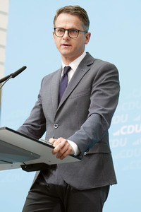 Pressekonferenz nach der Bundesvorstandssitzung der CDU in Berlin
