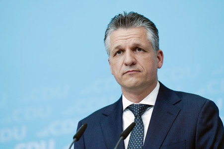 Pressekonferenz nach der Bundesvorstandssitzung der CDU in Berlin