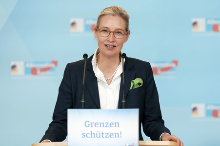 Pressestatemant der AfD-Bundestagsfraktion in Berlin