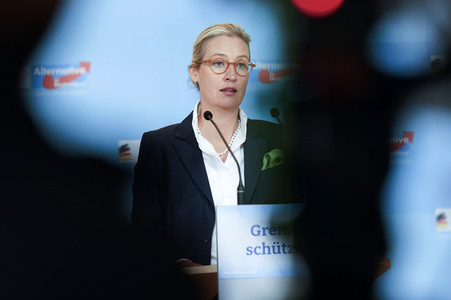 Pressestatemant der AfD-Bundestagsfraktion in Berlin