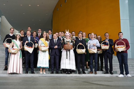 Apfelkabinett im Bundeskanzleramt in Berlin