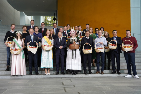 Apfelkabinett im Bundeskanzleramt in Berlin