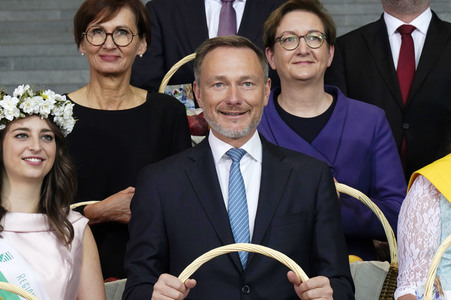 Apfelkabinett im Bundeskanzleramt in Berlin