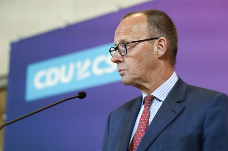 Pressestatement der CDU/CSU-Bundestagsfraktion in Berlin