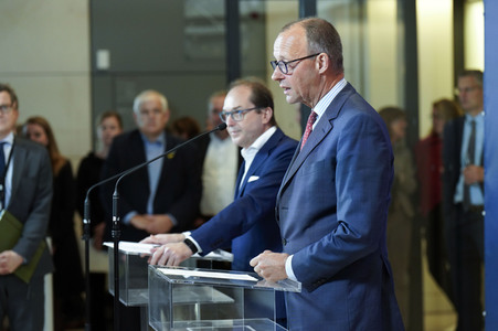 Pressestatement der CDU/CSU-Bundestagsfraktion in Berlin