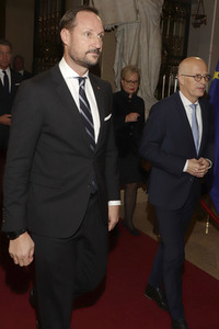 Kronprinz Haakon von Norwegen in Hamburg