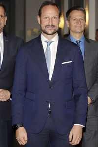 Kronprinz Haakon von Norwegen in Hamburg