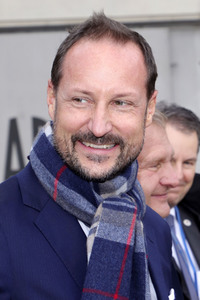 Kronprinz Haakon von Norwegen in Hamburg