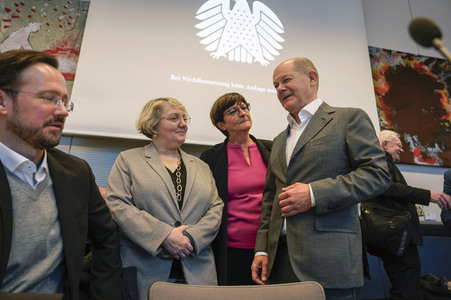 Fraktionssitzung der SPD-Bundestagsfraktion in Berlin