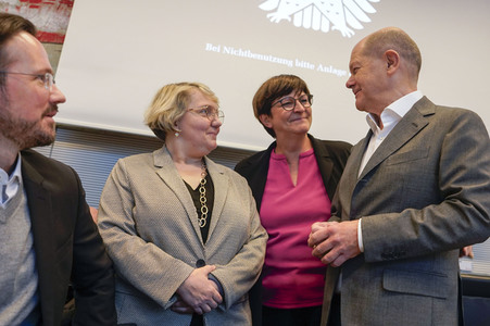 Fraktionssitzung der SPD-Bundestagsfraktion in Berlin