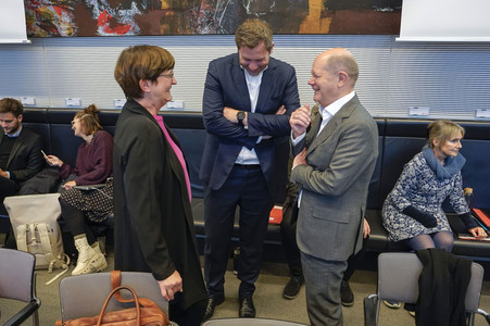 Fraktionssitzung der SPD-Bundestagsfraktion in Berlin