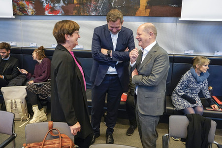 Fraktionssitzung der SPD-Bundestagsfraktion in Berlin