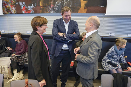 Fraktionssitzung der SPD-Bundestagsfraktion in Berlin