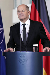 Empfang von Jens Stoltenberg im Kanzleramt in Berlin