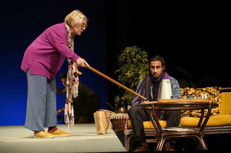 Theaterprobe 'Die Maria und der Mohamed' in Berlin