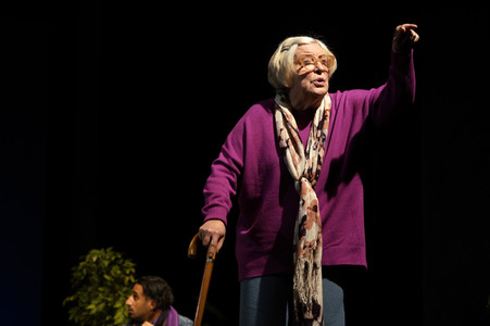 Theaterprobe 'Die Maria und der Mohamed' in Berlin