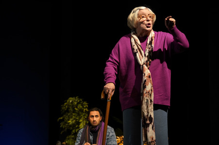 Theaterprobe 'Die Maria und der Mohamed' in Berlin