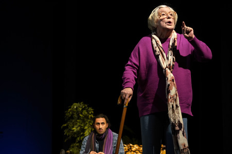 Theaterprobe 'Die Maria und der Mohamed' in Berlin