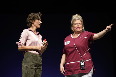 Theaterprobe 'Die Maria und der Mohamed' in Berlin