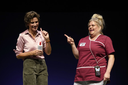 Theaterprobe 'Die Maria und der Mohamed' in Berlin