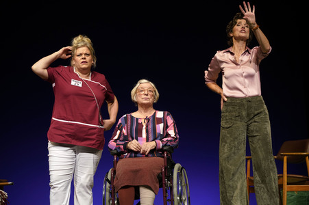 Theaterprobe 'Die Maria und der Mohamed' in Berlin