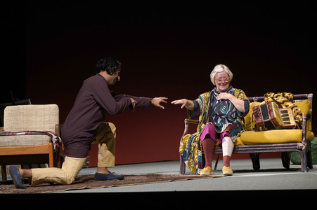 Theaterprobe 'Die Maria und der Mohamed' in Berlin