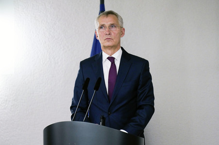 Arbeitsbesuch von NATO-Generalsekretär Jens Stoltenberg in Berlin
