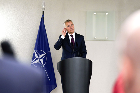 Arbeitsbesuch von NATO-Generalsekretär Jens Stoltenberg in Berlin